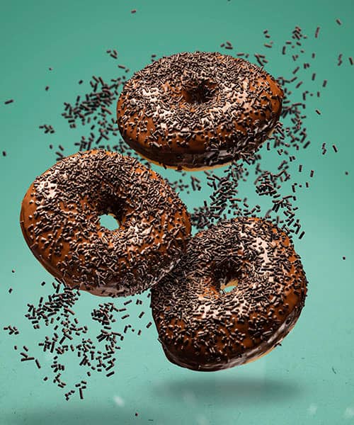 Imagen platillo Paquete de 3 donas de Chocolate