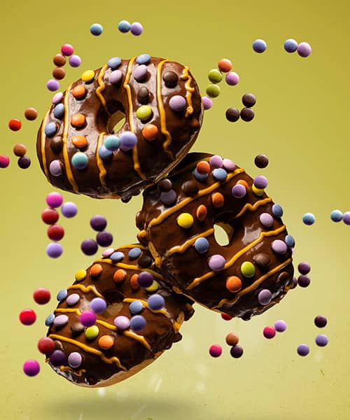 Imagen platillo Paquete de 3 donas de Chocolate