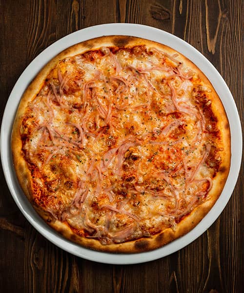 Imagen platillo Pizza Jamón y Queso